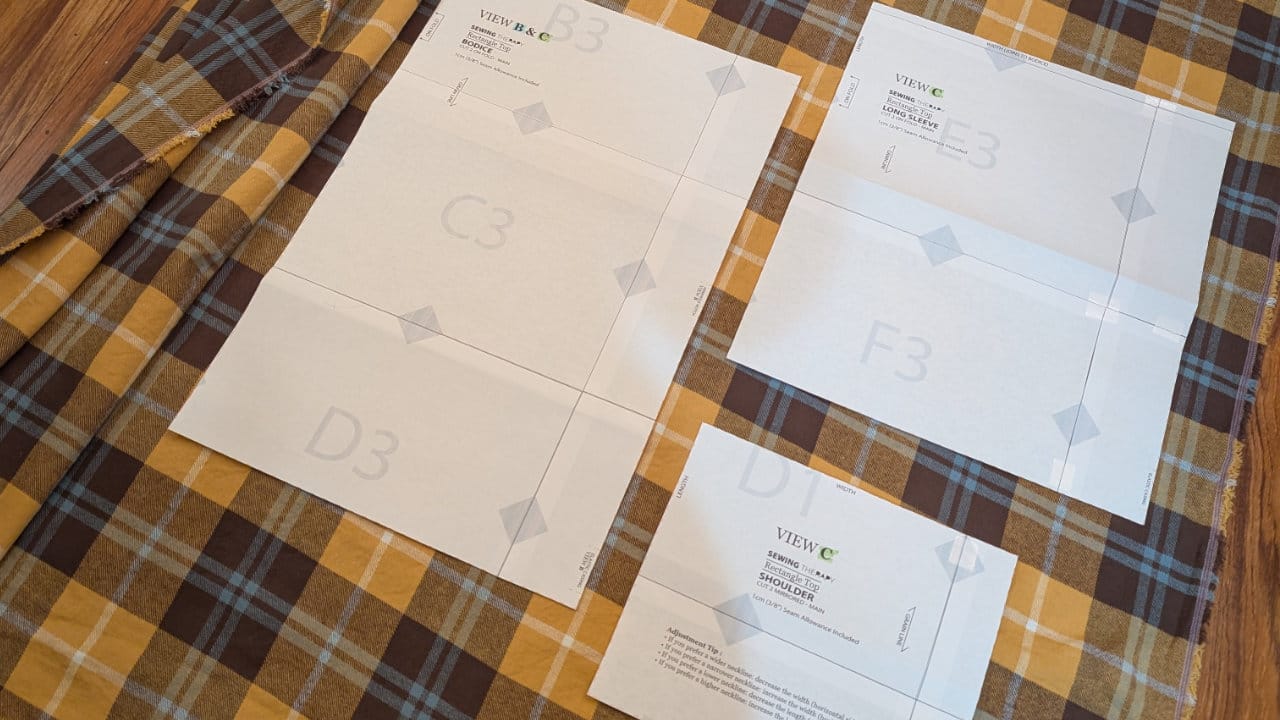 Rectangle Top with Mystery Flannel